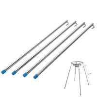 Jogo de 4 Pés para Fogareiro Zincado 600mm com Ponteiras