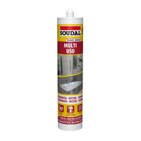 Silicone Multiuso Acético Branco Soudal 280ml