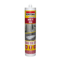 Silicone Multiuso Acético Branco Soudal 280ml