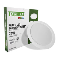 Placa Led Embutir Redonda Taschibra Lys 24w 6500k Bivolt