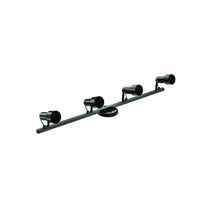 Trilho Infinity Dital Injetado Preto Para 4 Lâmpadas E27