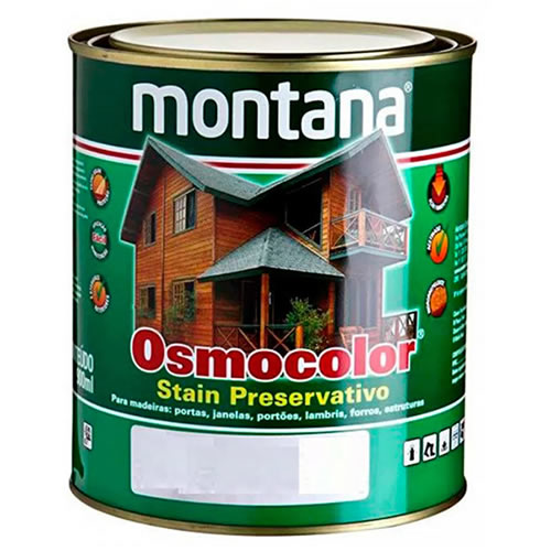 Stain Osmocolor Montana Nogueira 0,9 Litros