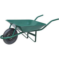 Carrinho De Mão Paraboni 46l 80kg Com Pneu E Câmara Verde