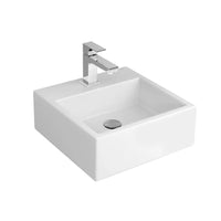 Cuba de Apoio Quadrada Deca L7317 Branco Gelo 415x415x155mm