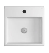 Cuba de Apoio Quadrada Deca L7317 Branco Gelo 415x415x155mm