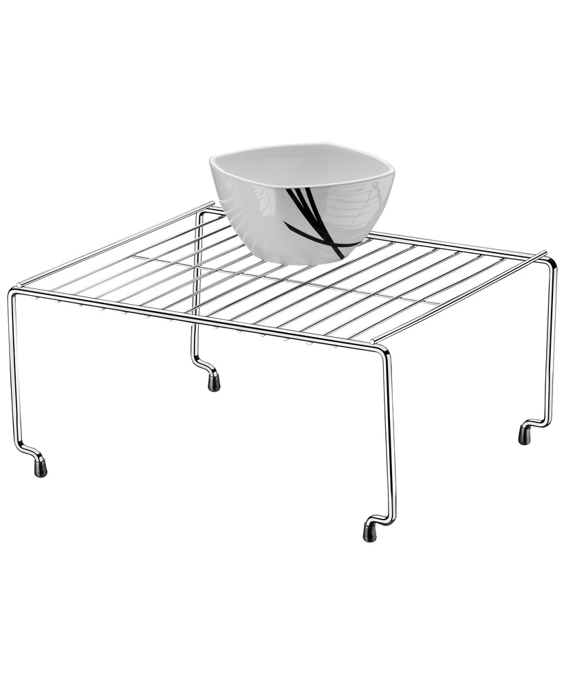 ORGANIZADOR RETANGULAR COMPONIVEL 32CM CROMADO FUTURE