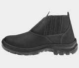 BOTINA DE COURO ELASTICA N.41 BIQUEIRA PLASTICA - MARLUVAS