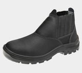 BOTINA DE COURO ELASTICA N.41 BIQUEIRA PLASTICA - MARLUVAS