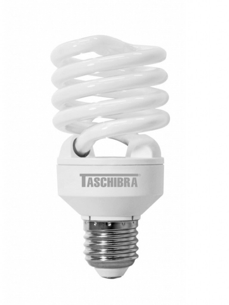 LAMPADA TASCHIBRA ESPIRAL BRANCA 25W 220V MINI