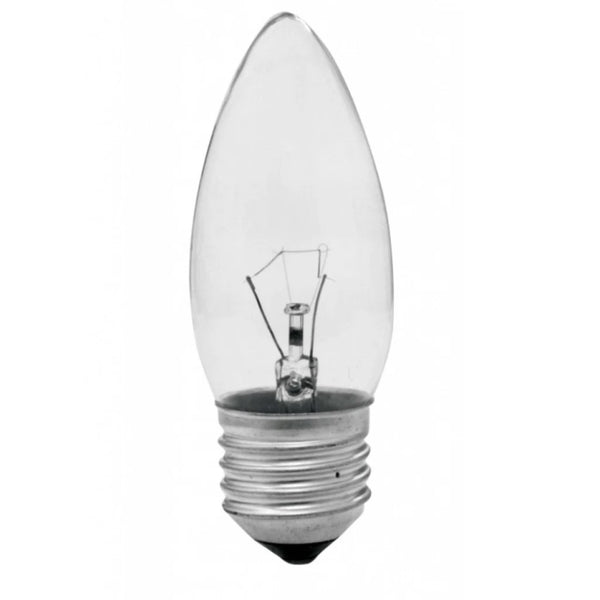 Lâmpada Vela Lisa Clara 40w 220v E27 Brasilux