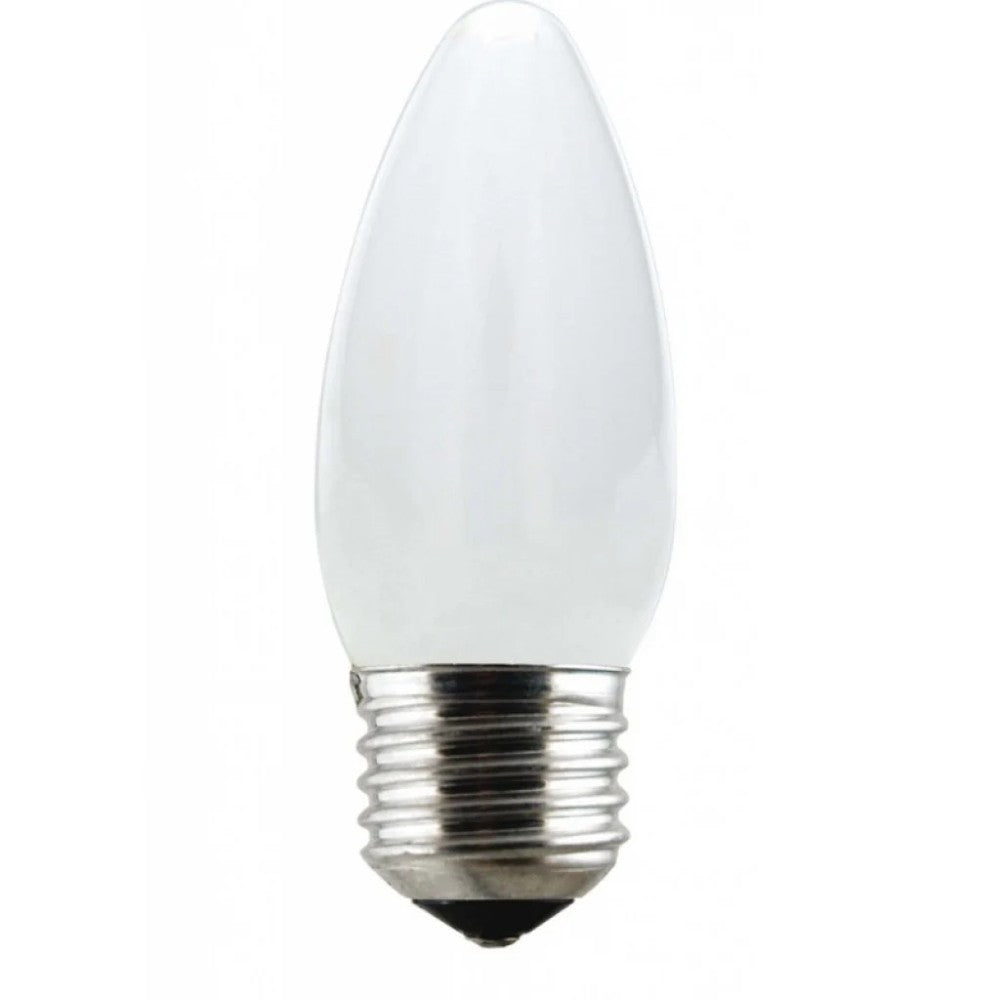 Lampada Vela Lisa Leitosa 40w 127v E27 Brasilux