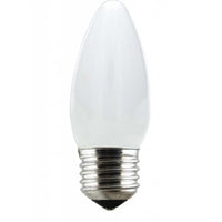 Lampada Vela Lisa Leitosa 40w 127v E27 Brasilux