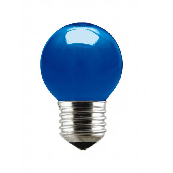 Lampada Led Bola 15w Azul E27 220v Brasilux