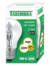 LAMPADA HALOGENA A55 70W 220V TASCHIBRA
