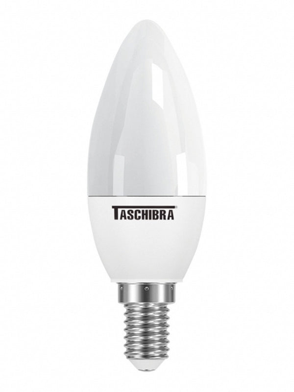 Lampada Led Vela Leitosa Brasilux 3w 6500k E14 E27