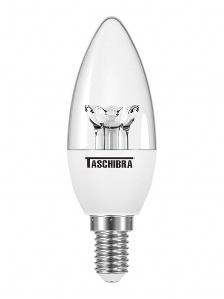 Lampada Led Vela Taschibra 4w 6500k E14 E27
