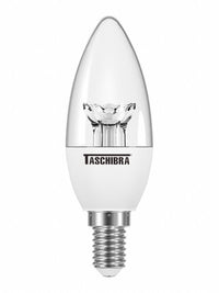 Lampada Led Vela Taschibra 4w 6500k E14 E27