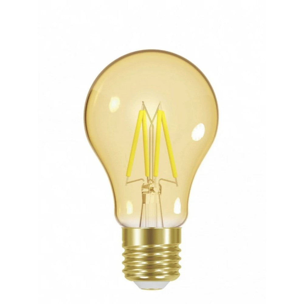 Lampada Led Filamento Vintage A60 Taschibra Autovolt Ambar 4w