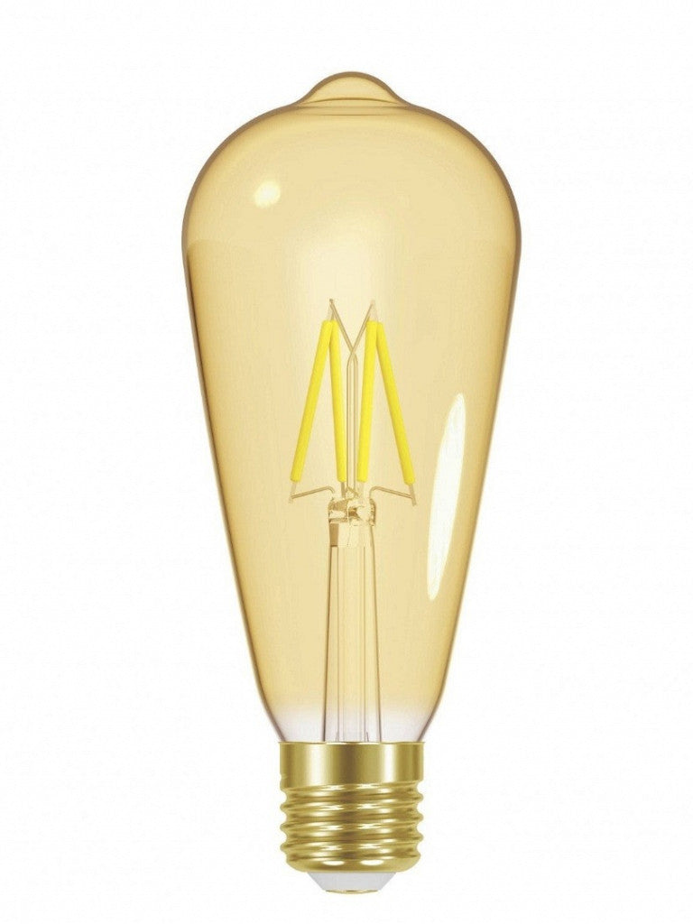LAMPADA TASCHIBRA LED FILAM.VINTAGE ST64 AUTOVOLT AMBAR 4W
