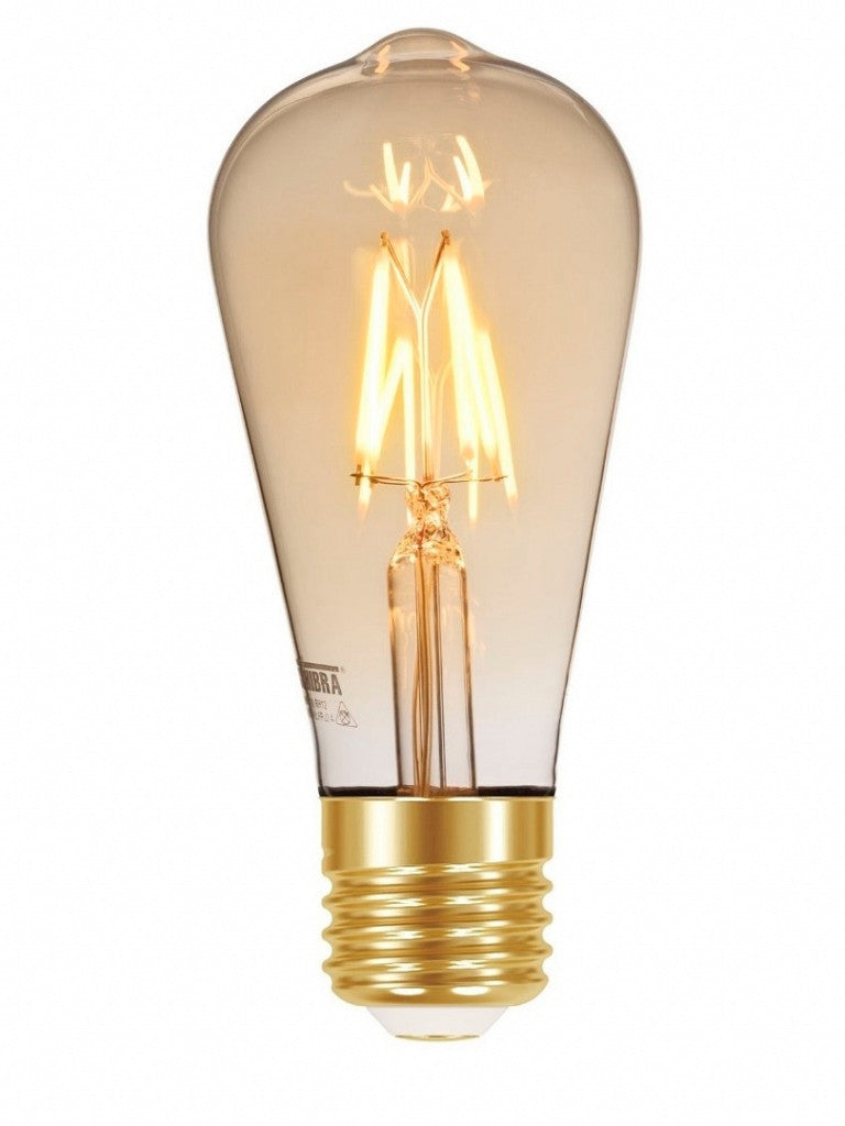 LAMPADA TASCHIBRA LED FILAM.VINTAGE ST64 AUTOVOLT AMBAR 4W