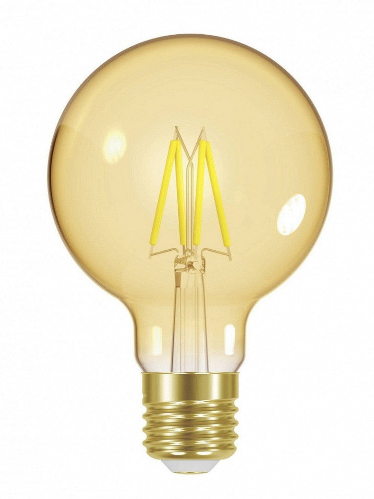 LAMPADA TASCHIBRA LED FILAM.VINTAGE GLOBO G80 AUTOVOLT 4W AM