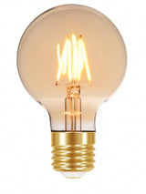 LAMPADA TASCHIBRA LED FILAM.VINTAGE GLOBO G80 AUTOVOLT 4W AM