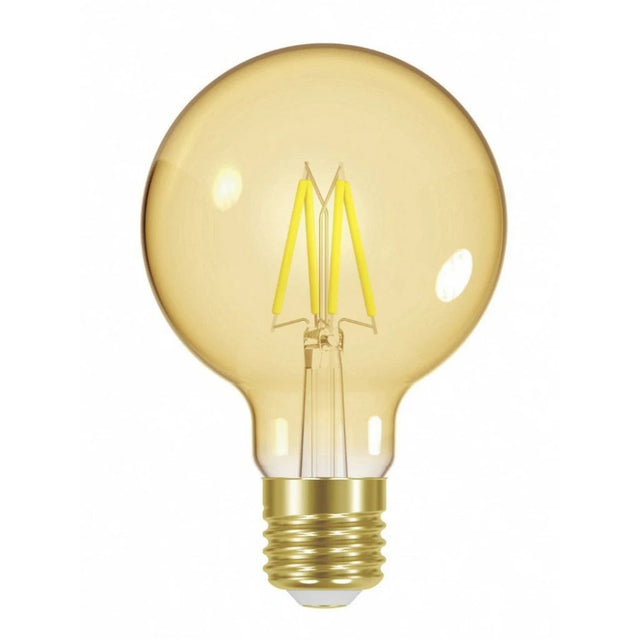 Lampada Led Filamento Vintage Globo G80 Taschibra 4w Brasilux