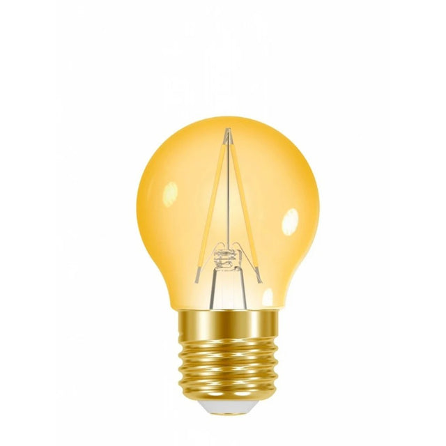 Lampada Filamento Vintage Globo G45 Ambar Taschibra