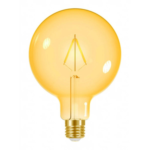 Lampada Filamento Vintage G125 Ambar Autovolt Brasilux
