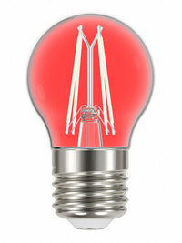 Lampada Filamcolor Bolinha G45 Autovolt Vermelha Taschibra