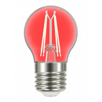 Lampada Filamcolor Bolinha G45 Autovolt Vermelha Taschibra