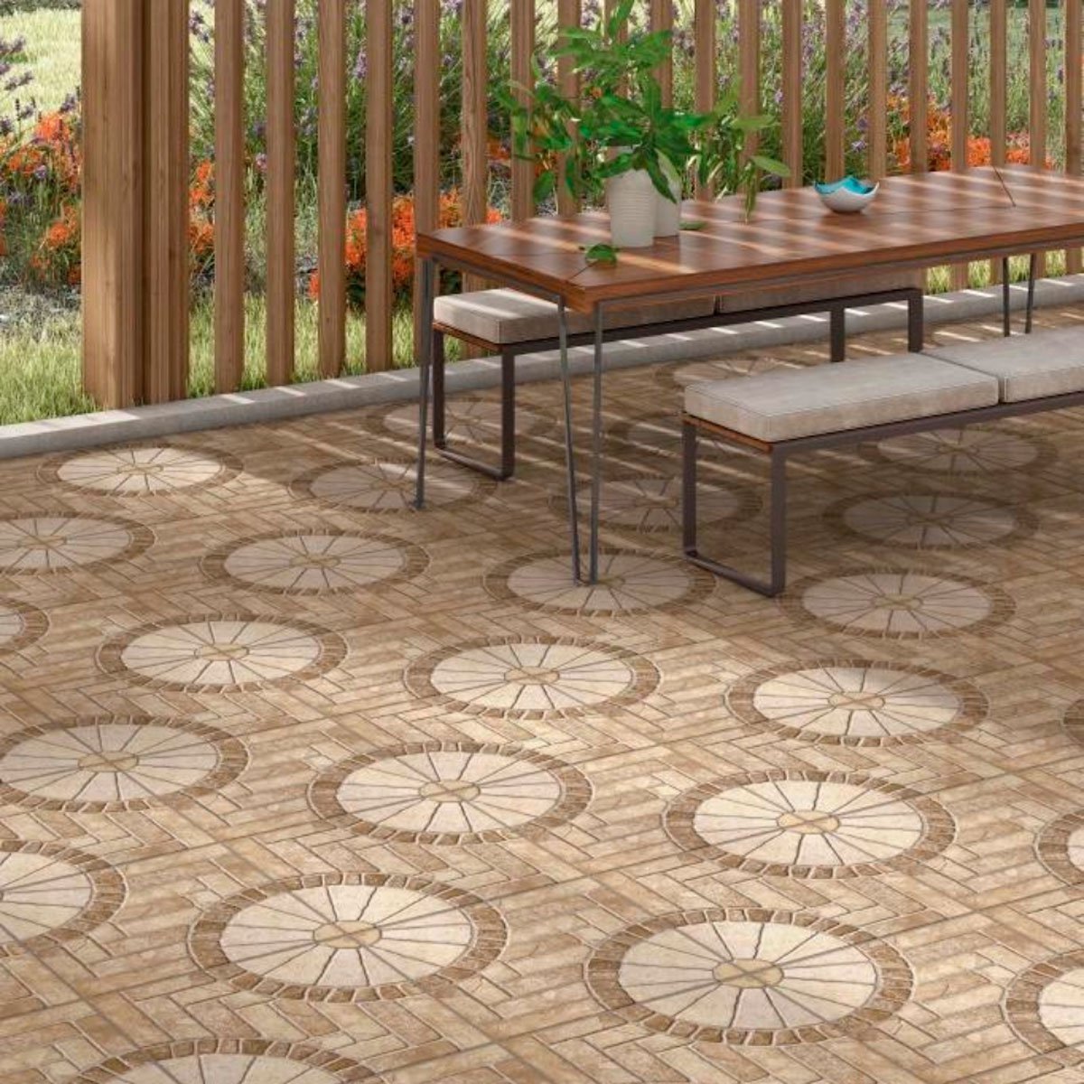 PISO PISOFORTE 50X50 A HD POMPEIA MARROM 2,33M2 PEI5 AD
