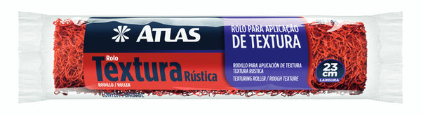 Rolo Para Pintura De Textura Rústica 23cm Atlas