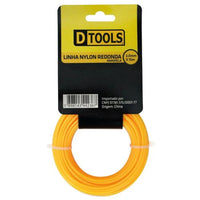 Linha De Nylon Dtools 165mm Amarela 15m