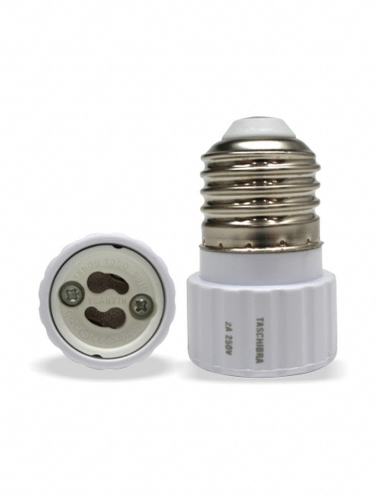 SOQUETE ADAPTADOR TASCHIBRA E-27 P/ GU-10 - 2PCS