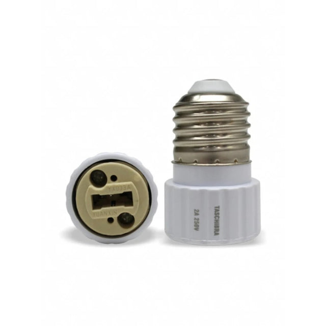Soquete Adaptador Taschibra E27 Para G9 Brasilux 2 Peças