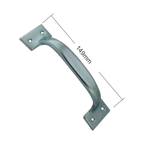 PUXADOR ALCA DE CHAPA N.3 148MM ZINCADO
