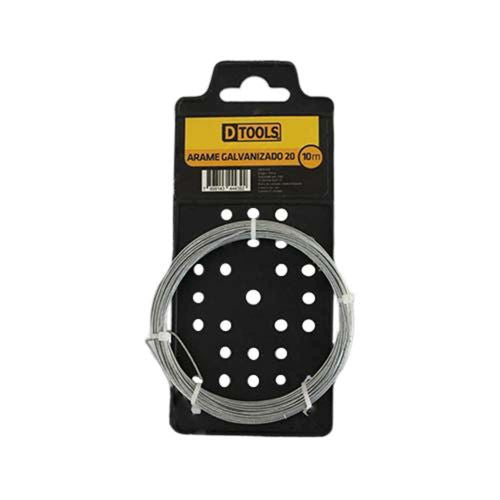 Arame Galvanizado 20 Dtools Em Cartela Com 10 Metros