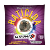 Veneno Para Rato Granulado Rosa 25g Diferpan