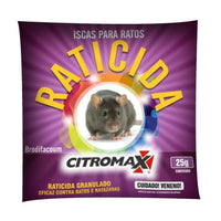 Veneno Para Rato Granulado Rosa 25g Diferpan