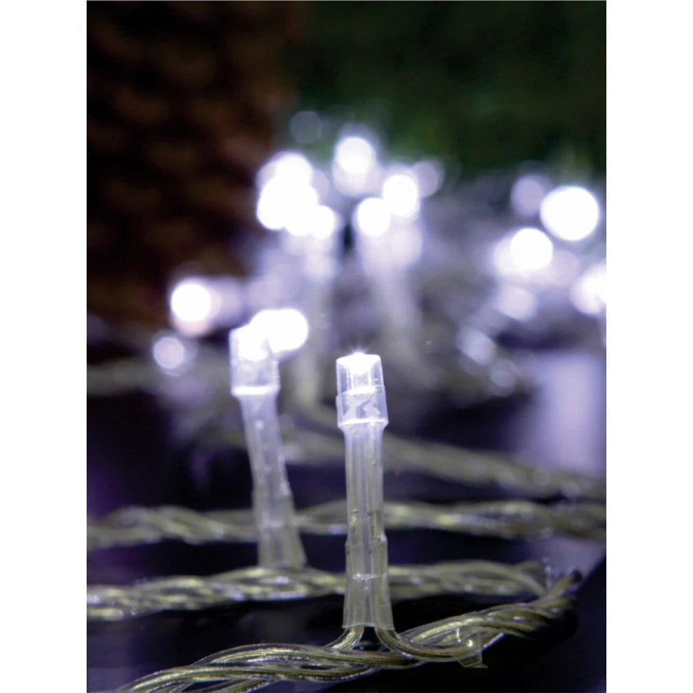 Cordão Luminoso Brasilux 96 Leds 5m 8 Funções Branco Frio 127v