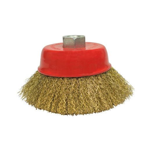 ESCOVA DE ACO COPO 100MM  ONDULADO DTOOLS