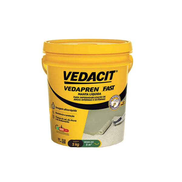 VEDACIT VEDAPREN FAST 5 KG CONCRETO