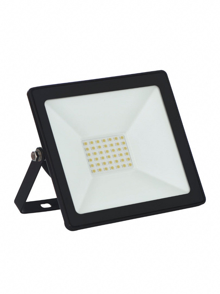 Refletor Led Slim Taschibra 30w 3000k Preto