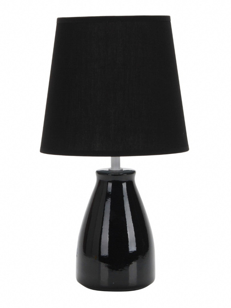 ABAJUR TASCHIBRA POTTERY E-27 37CM PRETO