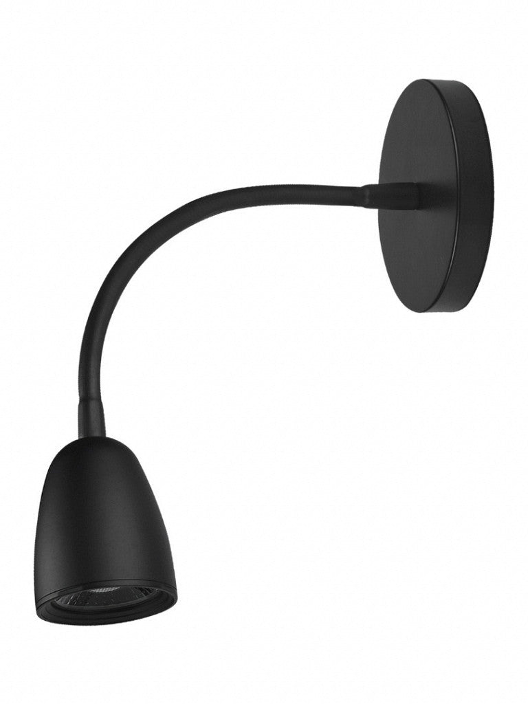 Arandela Led Articulada Brasilux Direct Artic 4w 3000k Preto