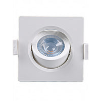 Spot Led Quadrado Brasilux Mr16 5w 3000k