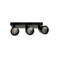 Spot Taschibra Direct Linear Led Mr16 3x4w 3000k Preto Brasilux
