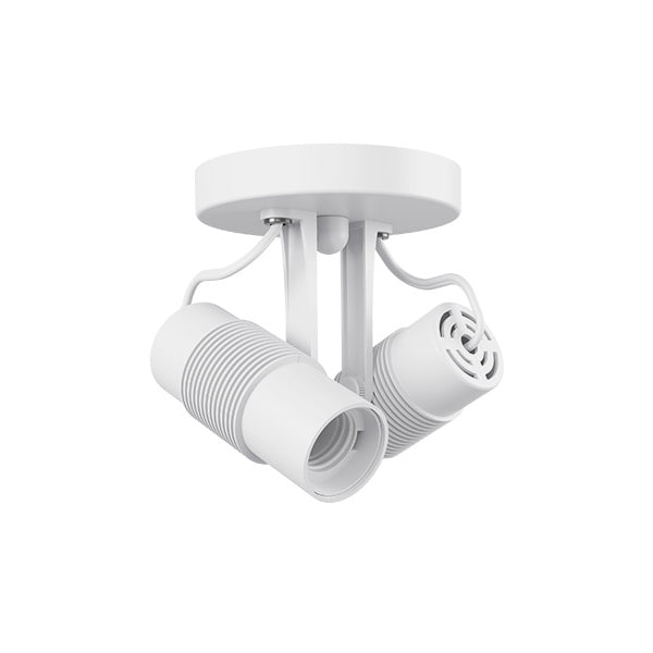 SPOT TASCHIBRA SOBREPOR VITTO 2XE27 BRANCO P/ LAMPADA LED