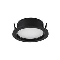 Kit 2 Spot Led Cabinet Redondo 2w 3000k Preto Brasilux